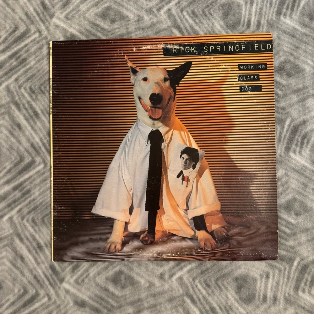 Vintage Rick Springfield ‘Working Class Dog’ Vinyl Record